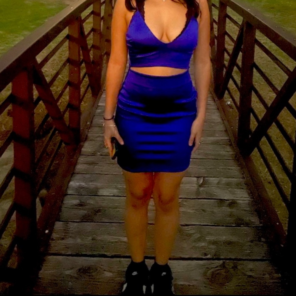 Blue Windsor Dress